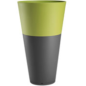 Pot Tokyo - Anthracite / Green - D.50 H.80 cm